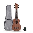 Koa Soprano Electro-Ukulele Pack by Gear4music