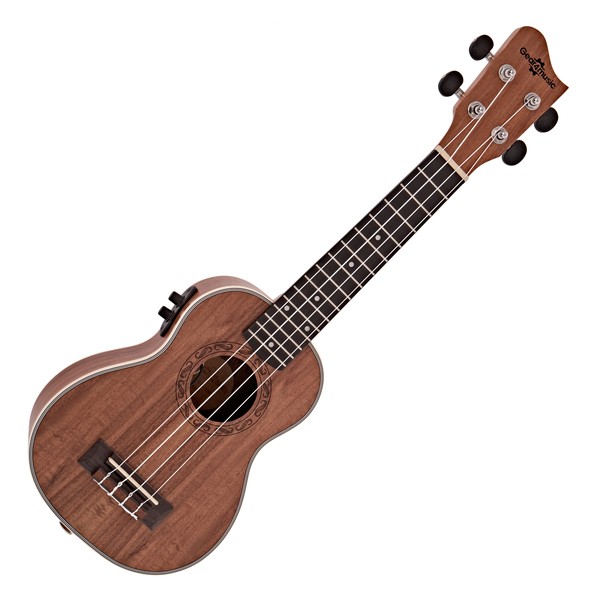 Koa Soprano Electro-Ukulele Pack by Gear4music