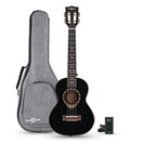 Archback Tenor Ukulele Pack by Gear4music, Black
