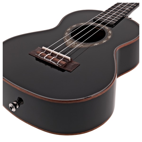 Archback Tenor Ukulele Pack by Gear4music, Black