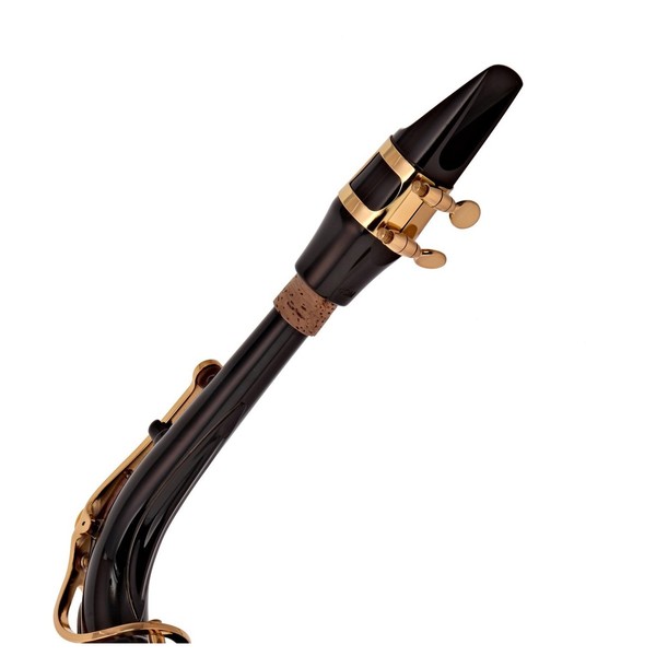 Yamaha YAS875EXB Custom Alto Saxophone, Black Lacquer, Mouthpiece