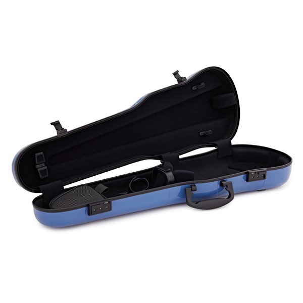 Gewa Air 1.7 Shaped Violin Case, Blue Gloss