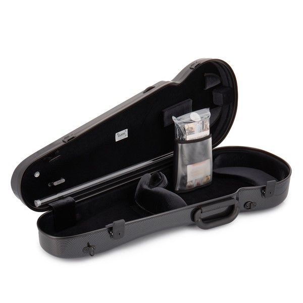 BAM 2200XL Hightech Shaped Viola Case, Black Carbon