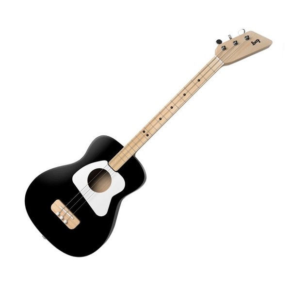 Loog Pro Acoustic, Black - Front View