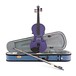 Stentor Harlequin Violin Outfit, Deep Purple, 4/4 main