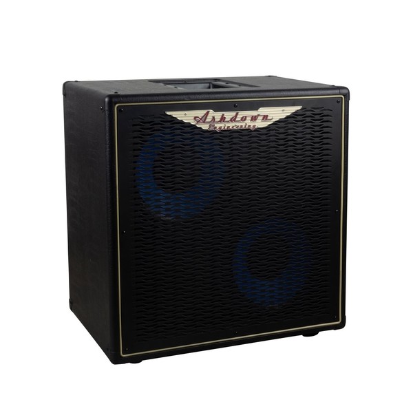 Ashdown ABM 210-PN Lightweight 500w 2x10 8 Ohm Bass Cab, Front Angled Right