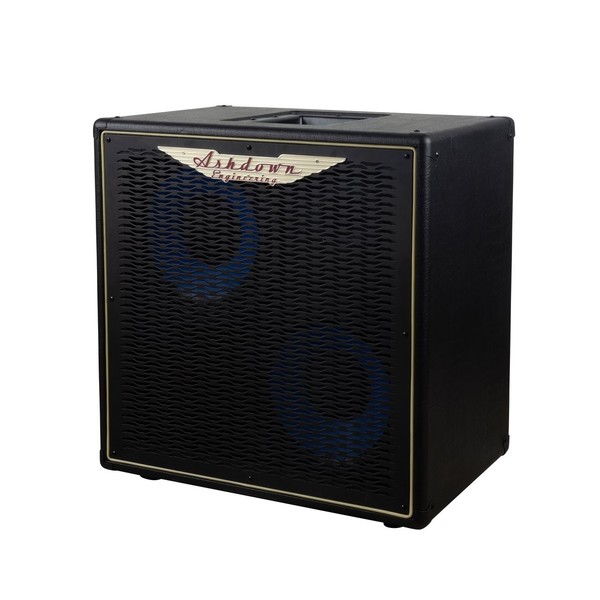 Ashdown ABM 210-PN Lightweight 500w 2x10 8 Ohm Bass Cab, Front Angled Left