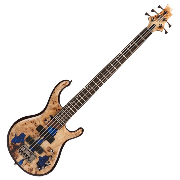 Cort Artisan Persona 5 Bass Ltd, Blue Resin Burl - front