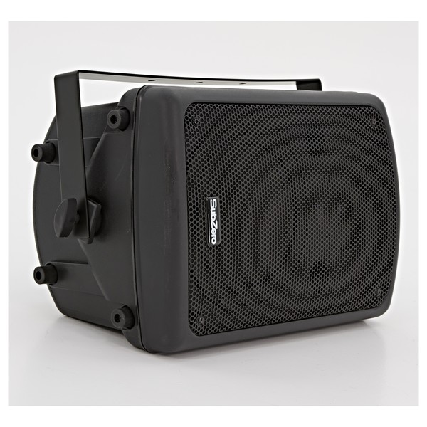 SubZero 80W 8" Active PA Speaker with Yoke Bracket, Pair