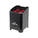 LEDJ Rapid QB1 HEX Battery Uplighter, Black