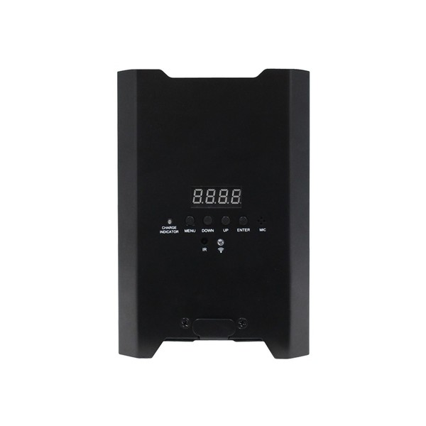 LEDJ Rapid QB1 HEX Battery Uplighter, Black, Rear