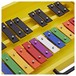 Compact Glockenspiel by Gear4music, Rainbow / Black Keys