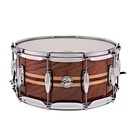 Gretsch 14" x 6.5" Silver Series Snare Drum, Walnut w/ Maple Inlay