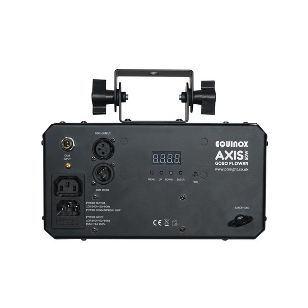 Equinox Axis 50W Gobo Flower, Rear