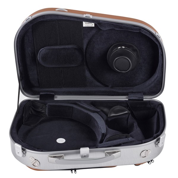 BAM L'Etoile Hightech Adjustable French Horn Case, Cognac, Inside