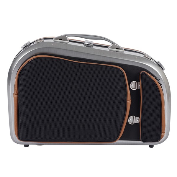 BAM L'Etoile Hightech Adjustable French Horn Case, Cognac, Back