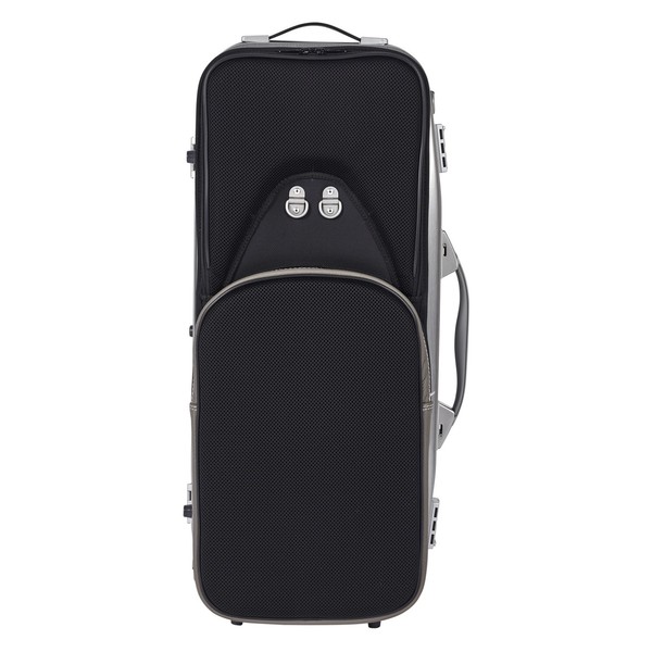 BAM L'Etoile Hightech Adjustable Bassoon Case, Mud Grey, Back