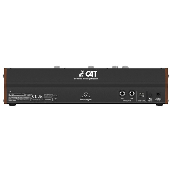 CAT Analog Synthesizer - Rear