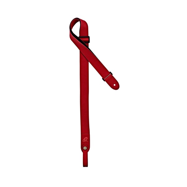 Ortega OSVU Vegan 1.5" Ukulele Strap, Red
