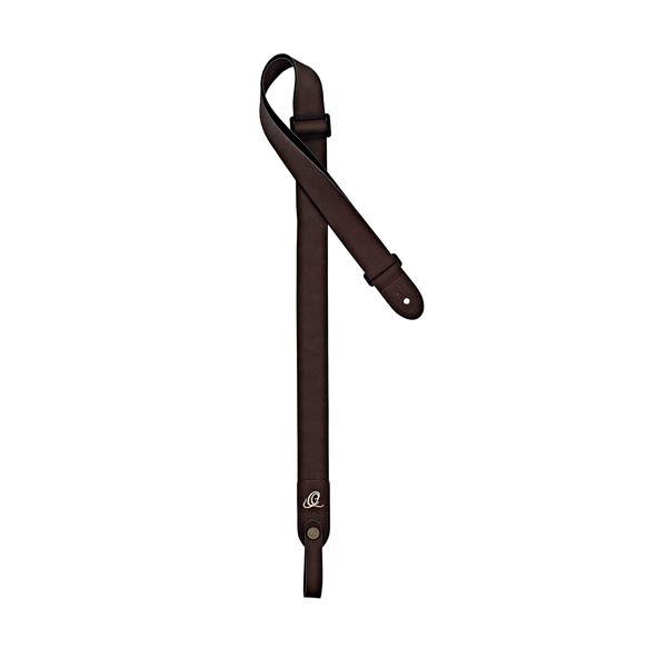 Ortega OSVU Vegan 1.5" Ukulele Strap, Brown