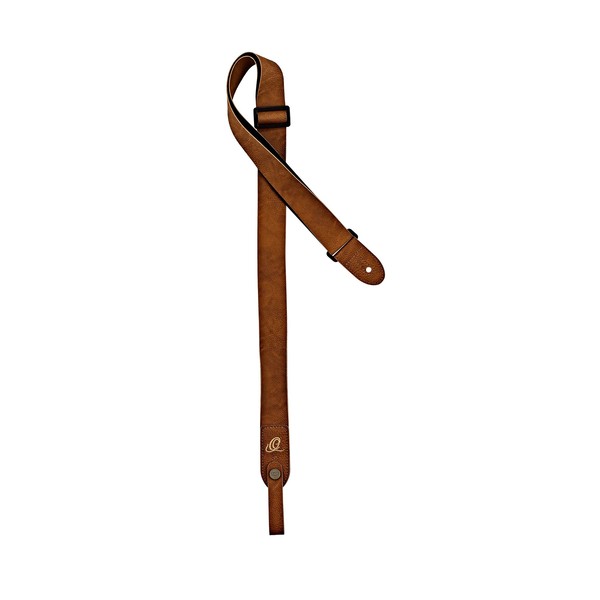 Ortega OSVU Vegan 1.5" Ukulele Strap, Tan