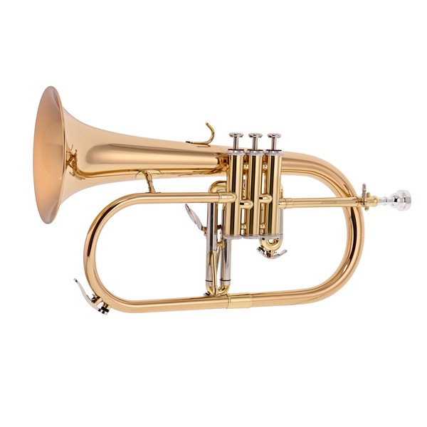 Jupiter JFH1100 Flugel Horn, Clear Lacquer