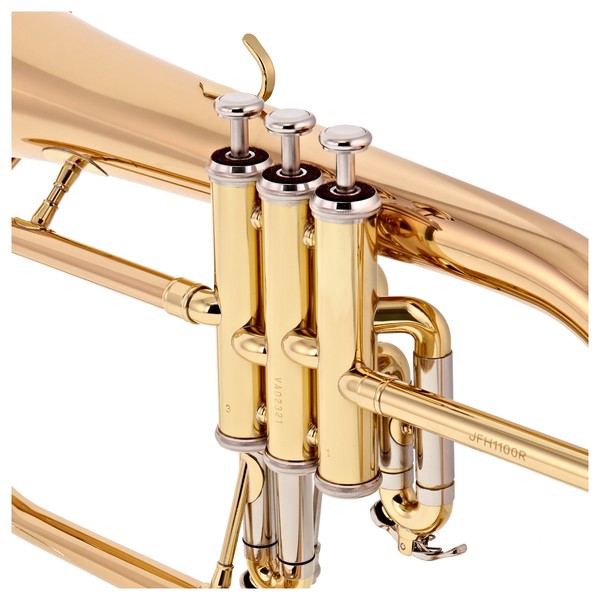 Jupiter JFH1100 Flugel Horn, Clear Lacquer