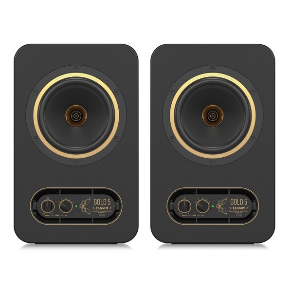 Tannoy GOLD 5 5" Active Monitor Speaker, Pair - Full Bundle