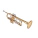 Besson BE110 New Standard Bb Trumpet, Clear Lacquer, Side