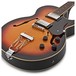 San Diego Semi Acoustic Guitar by Gear4music, Sunburst close