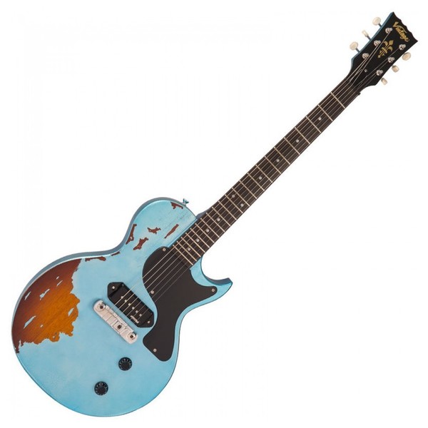 Vintage V120 Icon Distressed, Gun Hill Blue Over Sunburst