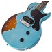Vintage V120 Icon Distressed, Gun Hill Blue Over Sunburst close