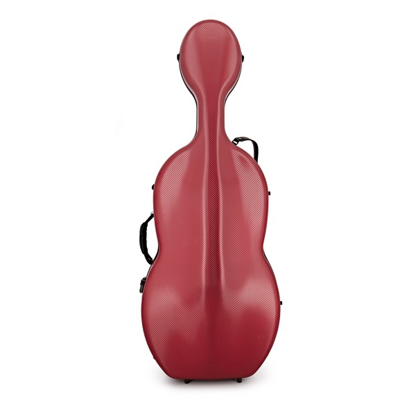 Gewa Pure Polycarbonate Cello Case, Red