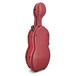 Gewa Pure Polycarbonate Cello Case, Red