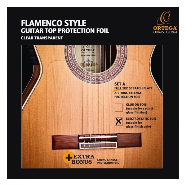 Ortega OERP-FLAM1 Full Top Scratch Plate - Main