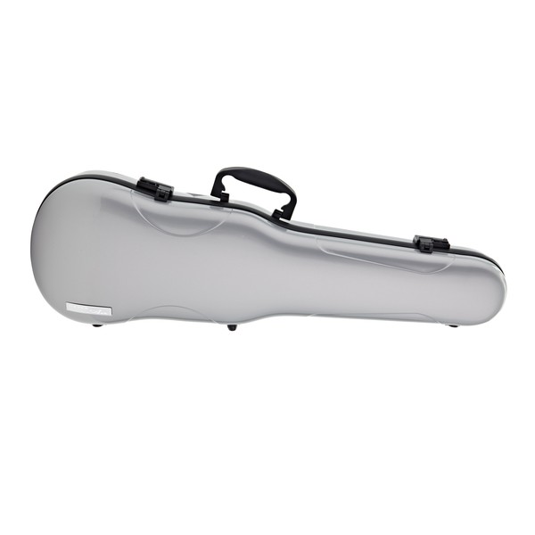 Gewa Air 1.7 Shaped Violin Case, Silver Metallic