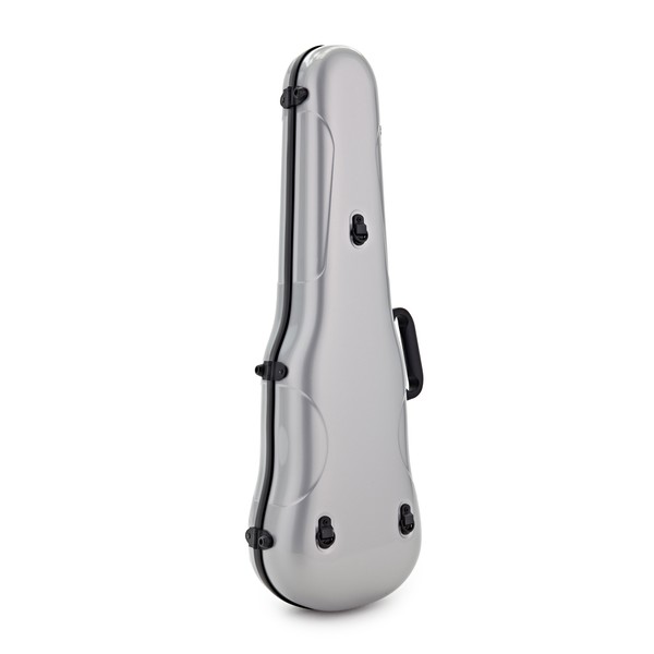 Gewa Air 1.7 Shaped Violin Case, Silver Metallic