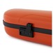 Gewa Air 1.7 Shaped Violin Case, Orange Gloss