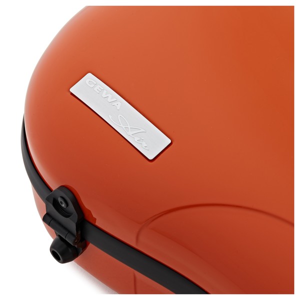 Gewa Air 1.7 Shaped Violin Case, Orange Gloss