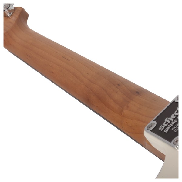 Schecter Nick Johnston Trad-HSS, Atomic Snow, Neck Rear