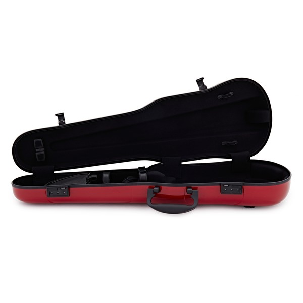 Gewa Air 1.7 Shaped Violin Case, Red Gloss