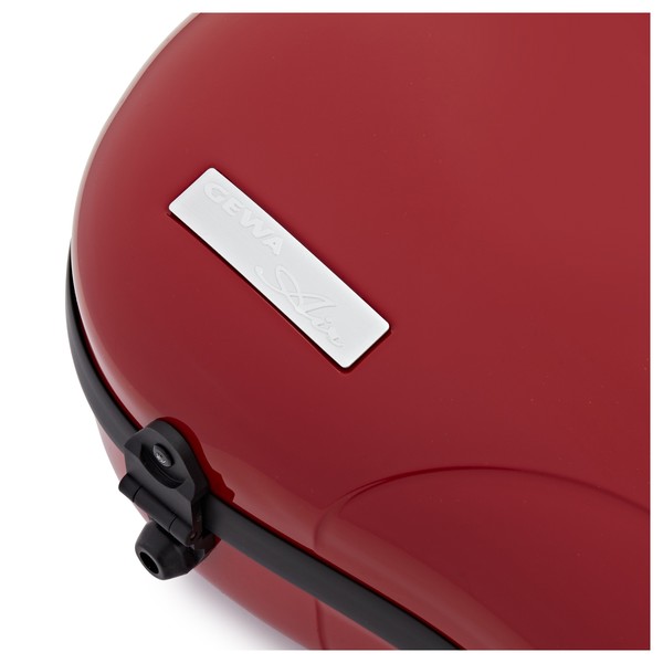 Gewa Air 1.7 Shaped Violin Case, Red Gloss