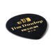 Dunlop Celluloid Teardrop Player Pack Of 12 (Medium), Black -slant