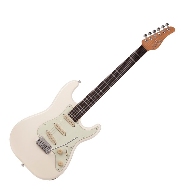 Schecter Nick Johnston Trad-SSS, Atomic Snow, Front