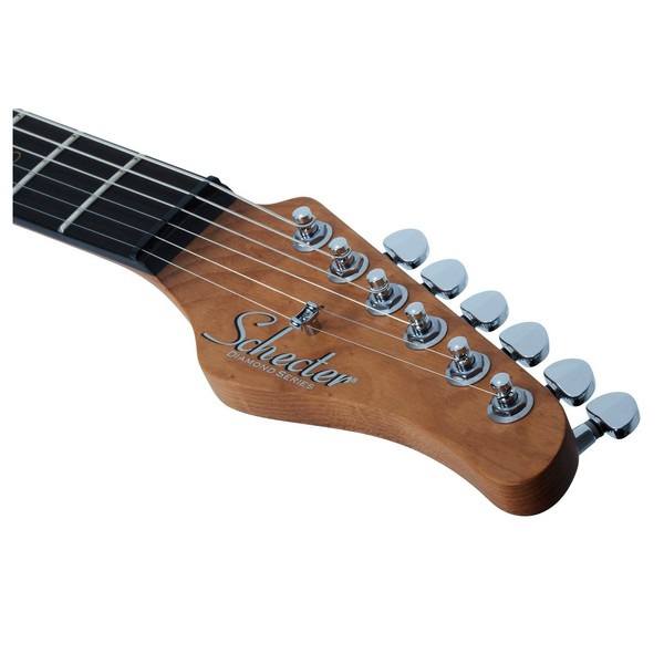 Schecter Nick Johnston Trad-SSS, Atomic Snow, Headstock