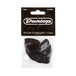 Dunlop 1.00mm Nylon Standard Pick, Black, Players Pack of 12 - pack