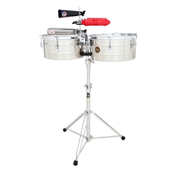 LP 14" & 15" Tito Puente Timbales, Stainless Steel