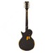 Vintage V100 Icon, Distressed Black Over Sunburst back