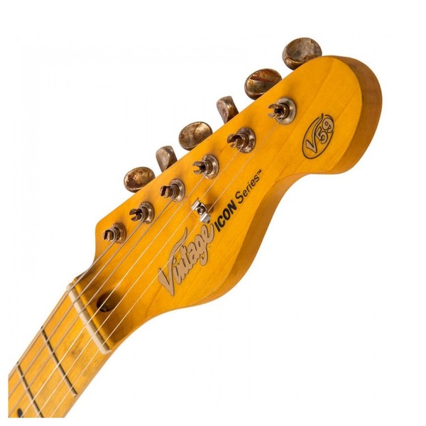 Vintage V59 Icon, Distressed Black at Gear4music
