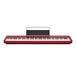 Casio PX S1000 Digital Piano with Headphones, Red, Front
